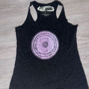 Blonde Peacock Los Angeles yoga tank top medium